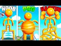 NOOB vs PRO vs HACKER In Tall Man Run Max Level | With Oggy And Jack