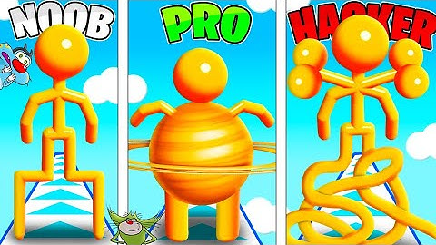 NOOB vs PRO vs HACKER In Tall Man Run Max Level | With Oggy And Jack