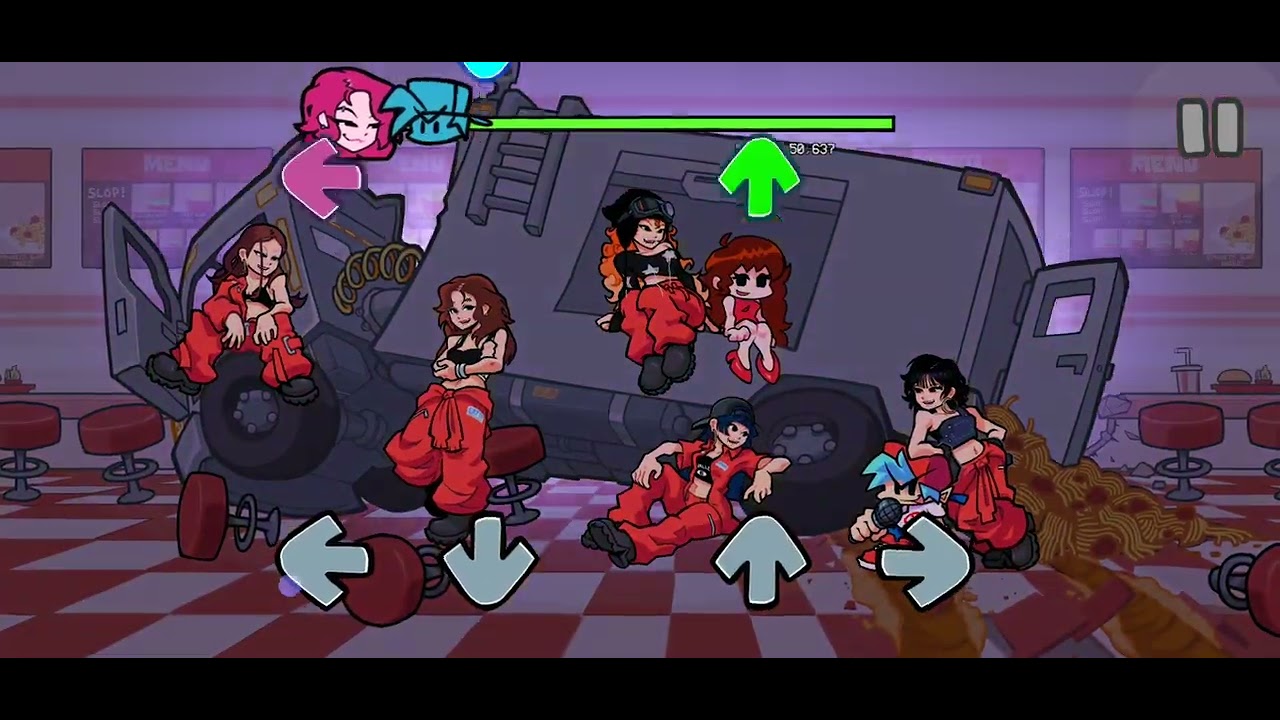 Omg its HARD MODE- [Spaghetti fnf]