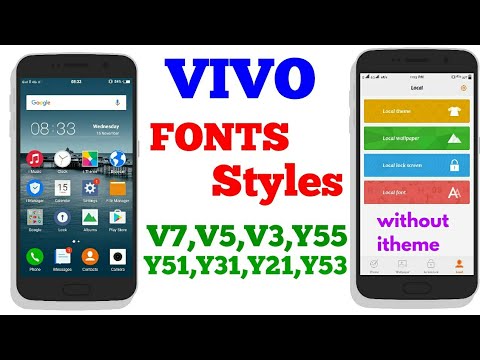 2018 How To Change Fonts In Vivo V5v3y55y51y31y21