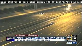 Wrong-way driver in Mesa avoids wreck