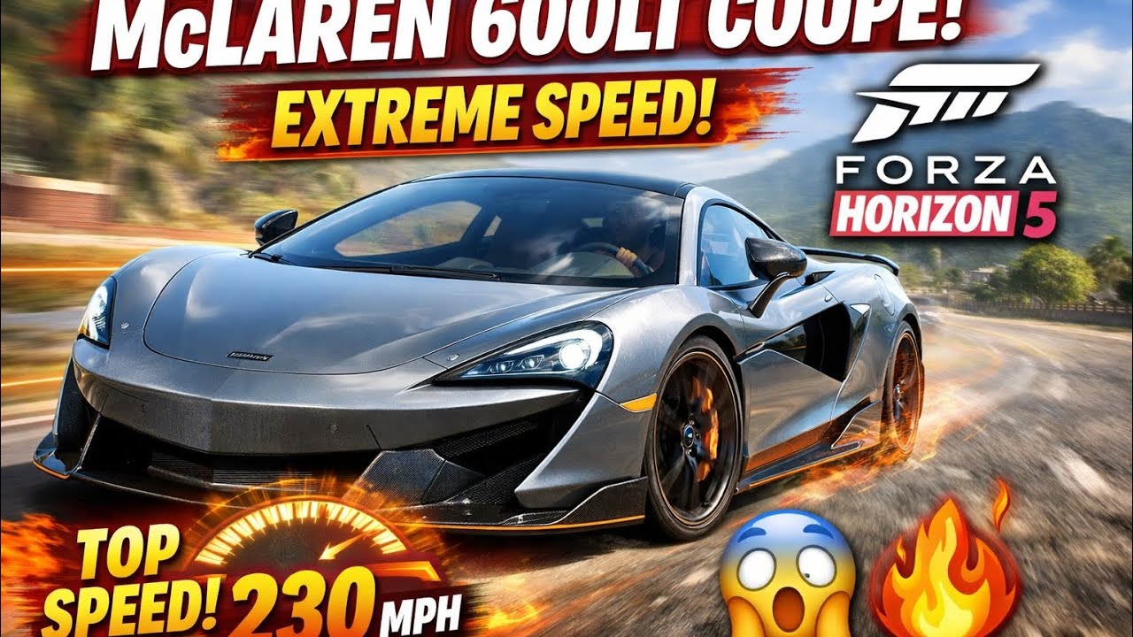 McLaren 600LT Coupé is PURE SPEED! 🔥 | Forza Horizon 5 Gameplay