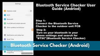 Bluetooth Service Checker User Guide using Android Smartphone | Daikin Singapore screenshot 5
