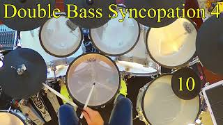 Double Bass Syncopation 4 Pattern 10