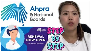 Step-By-Step AHPRA registration renewal application! #Ahpra #Ahprarenewal #AURN #Nurses  🇦🇺
