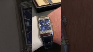 Jaeger-LeCoultre Reverso (JLC). Blue and white face. #shorts #watch #rare #jaegerlecoultre #watches