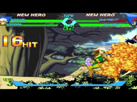 X-Men vs. Street Fighter - Rogue's Kinetic Card (Combo by Toxy)