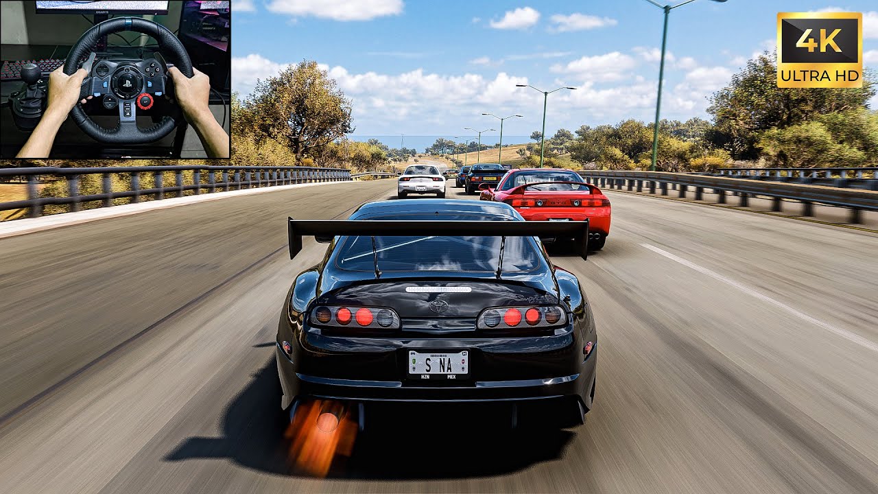 1300HP Toyota Supra MK4 AntiLag VS Super Car - Forza Horizon 5 | Logitech G29 Steering Wheel