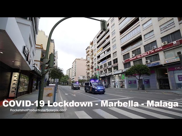 COVID-19 Spanish Lockdown from Marbella to Malaga