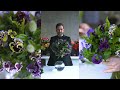 Viola Mini Bouquet #Shorts #FlowerDesign #FlowerArt #Bouquet #NicolaiBergmann