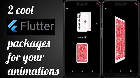 2 COOL FLUTTER PACKAGES FOR YOUR ANIMATIONS