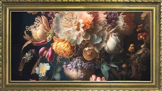 Flower Arrangement Painting | 10 Hours Framed Painting | TV Wallpaper screenshot 4