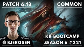 221. TSM Bjergsen - Lee Sin vs Elise - Jungle - September 12th, 2016 - Korean Bootcamp Diamond 1