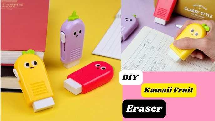 Homemade Eraser Pen with paper  How to make Eraser at Home/ DIY Eraser Pen/  Paper Crafts for school 