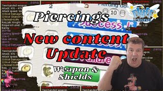 Flyff Universe - Piercings for Weapon & Shield New Content Update - Best MMO 2023