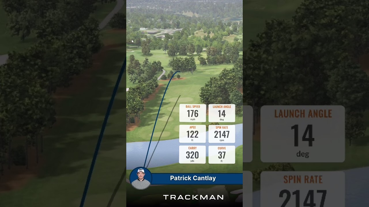 Patrick Cantlay on Trackman Range at the Tour Championship 🟧 ⛳