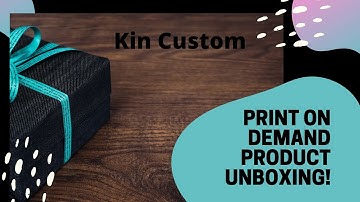 Kin Custom Product Unboxing|Business Idea|Print On Demand|Drop Shipping|Kin Custom Review @kincustom