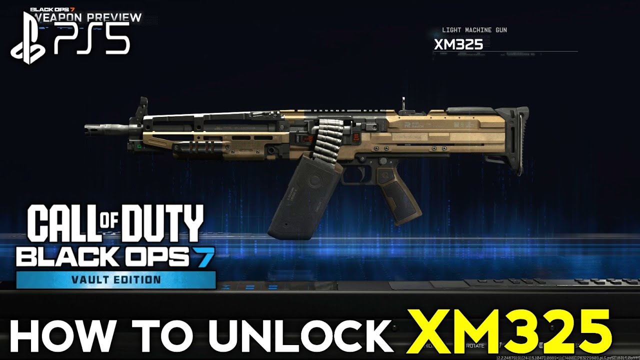 How to Unlock XM325 BO7 | How to Get XM325 BO7 XM325 LMG | Black Ops 7 XM325 LMG Unlock 