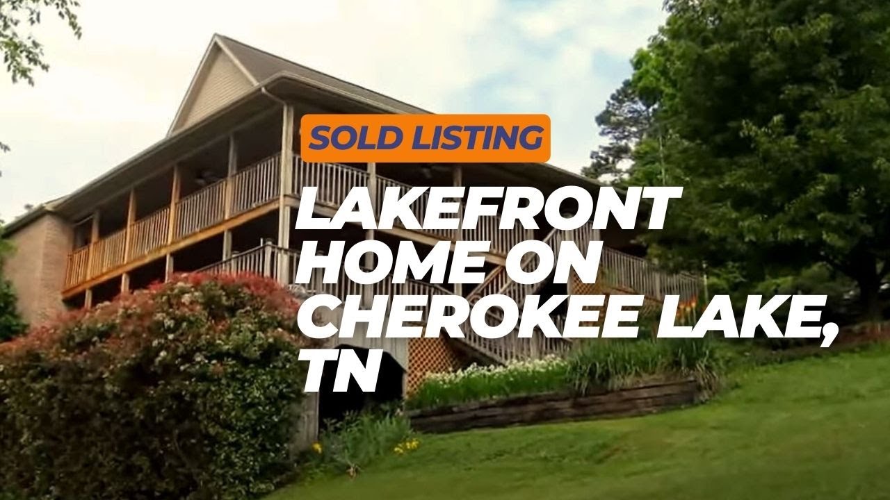 Cherokee Lake Tennessee Lakefront Home For Sale YouTube