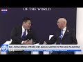 Pm loyunerdene attends wef annual meeting of the new champions