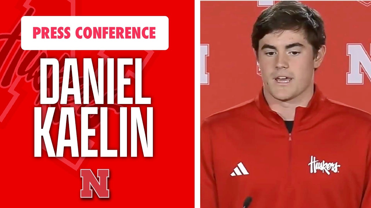 Nebraska Football QB Daniel Kaelin meets with the media on Wednesday I GBR