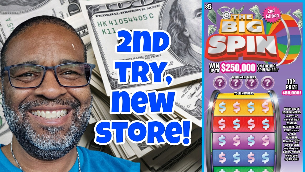 $5x60 The Big Spin | MD Lottery scratch off tickets | Full Pack