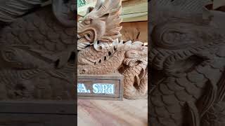 Papan nama ukir motif naga ukiran luar biasa silahkan di pesan #shorts #shortvideo