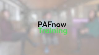 PAFTalks: The PAFnow Training