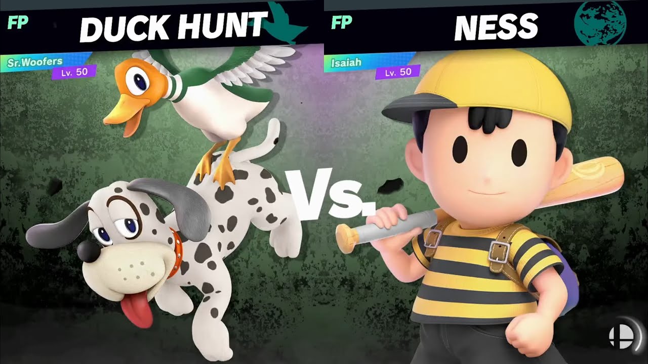 Amiibo Battles: Duck Hunt vs Ness (Sr. Woofers vs Isaiah)