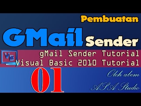 Visual Basic 2010 Tutorial, Pembuatan GMail Sender, 1, Design dan Komponen