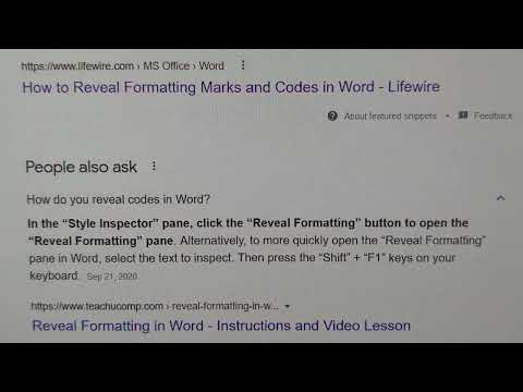 MS Word Not Spell Checking Document - Reveal Codes to Fix
