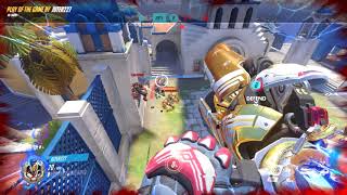Zarya Sextuple Kill POTG | Overwatch | Team Extreeme