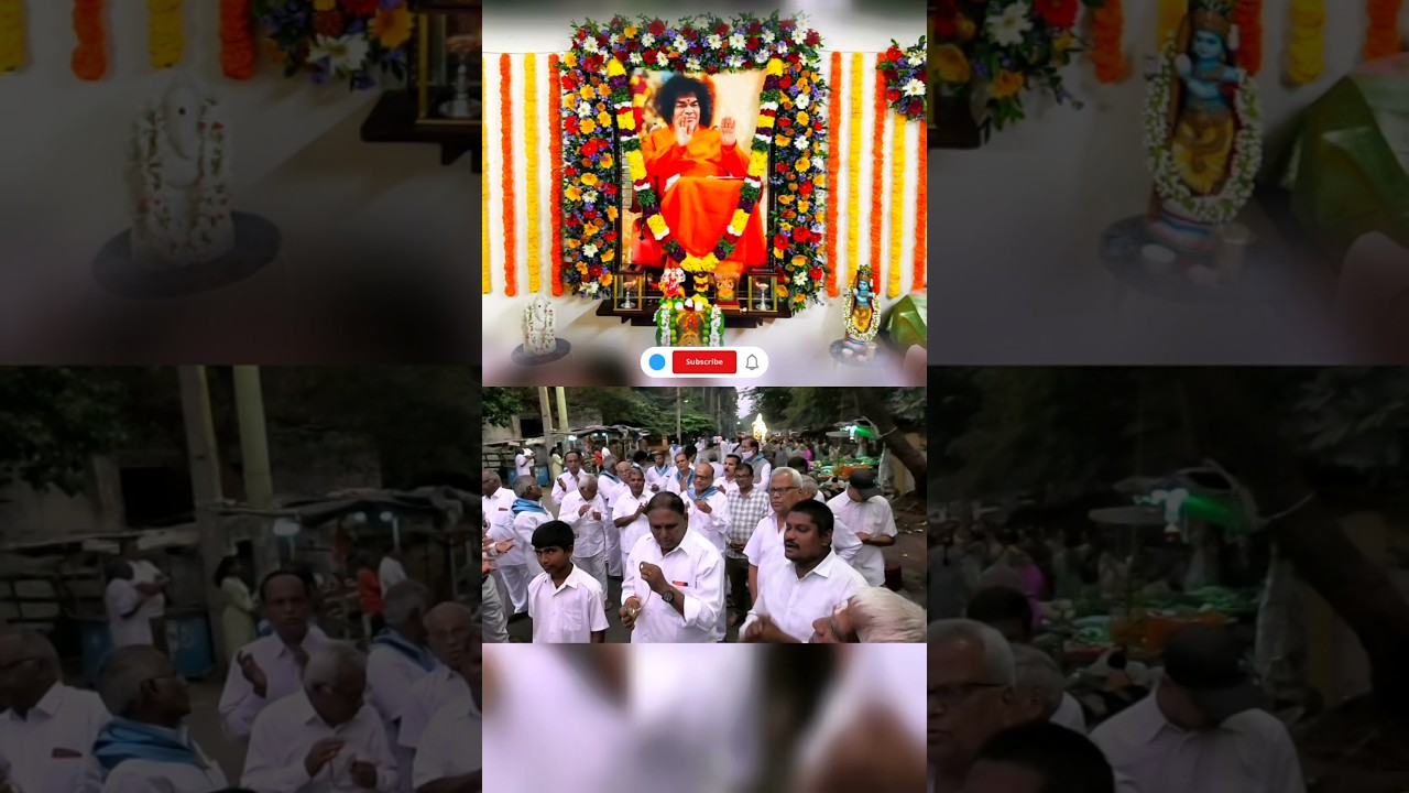 Sathya Sai Baba Pallaki Seva Visaakhapatnam Andhrapradesh India - SAIBROTHERS