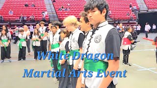 Amazing Martial Arts Performance White Dragon in Viejas Arena. #whitedragon #martialarts  @everyone 