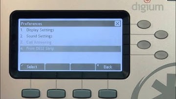 Tutorial:  How to Use Digium Phone Menu Settings