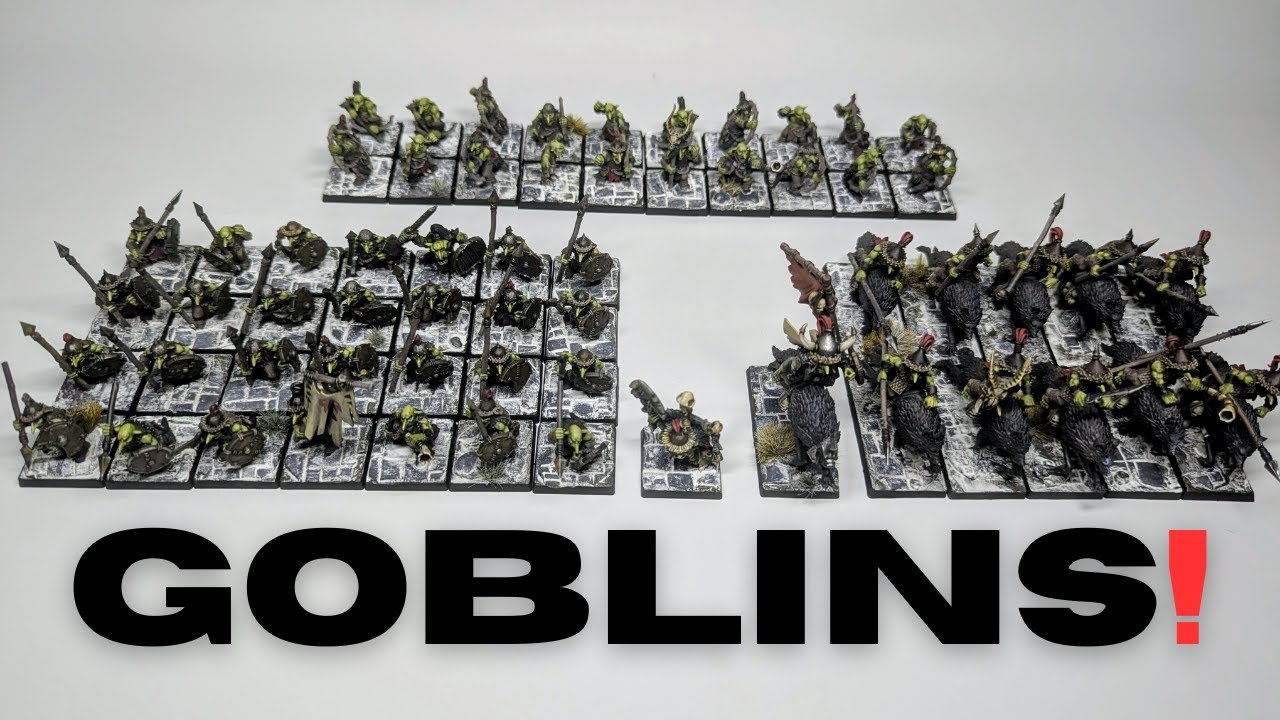 Painting a Goblin Army in less than 24hrs