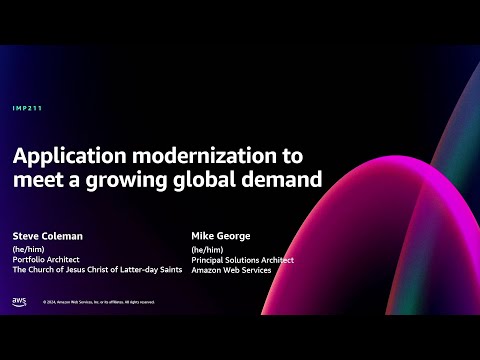 AWS re:Invent 2024 - Application modernization to meet a growing global demand (IMP211) Episode cover