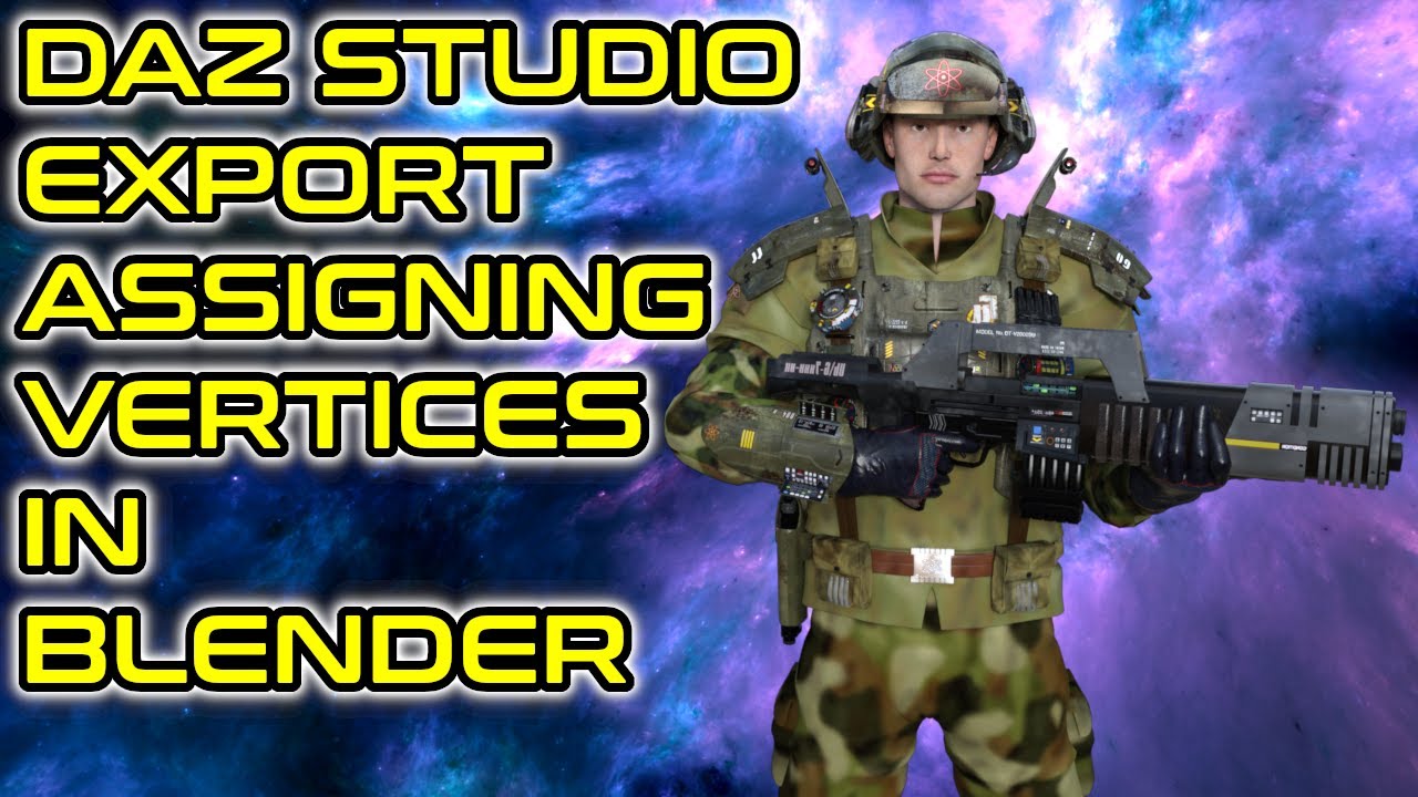 DAZ Studio: Diffeomorphic Export Creating Vertex Groups Reassigning Mesh to Bones