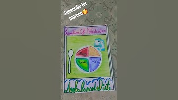 PREVENTION OF MALNUTRITION 😷#prevention #malnutrition #drawing #balanceddiet