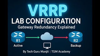 VRRP LAB Configuration | Gateway Redundancy Explained | Tech Guru Manjit #techgurumanjit