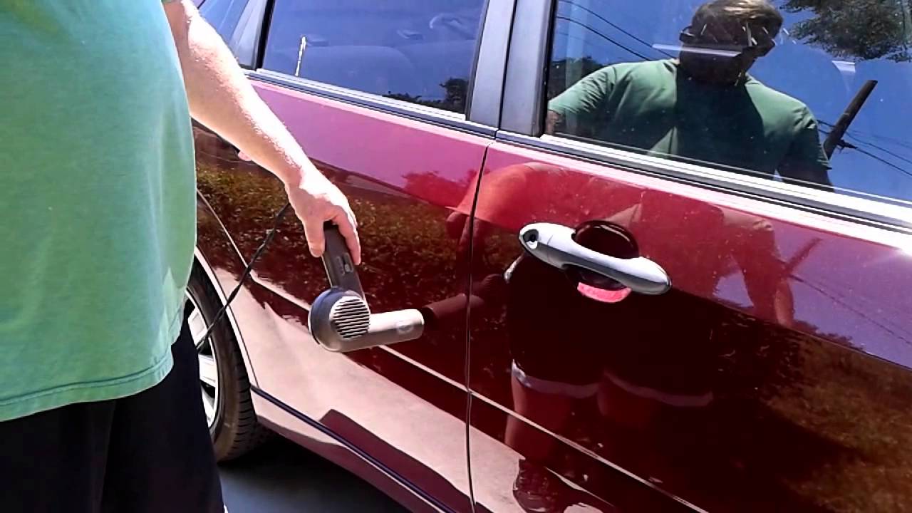 Copy of Paintless Dent Repair Using Heat and a Can of Compressed Gas