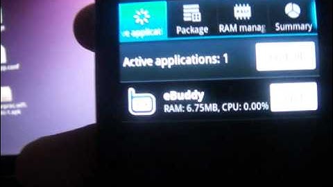 Ebuddy runs on Android Froyo on Samsung S8500 Wave!