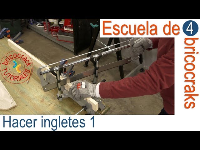 Escuela de bricolaje 4: ingletes con herramienta manual 1