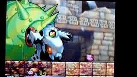 Kirby Squeak Squad Walkthrough 16 - World4 Boss