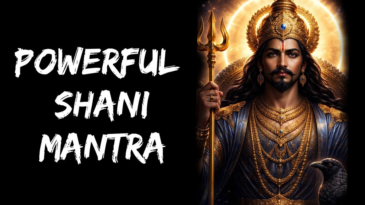 Powerful Shani Mantra | Om Sham Shanicharaya Namah | Saturday Shani Dev Meditation for Sade Sati