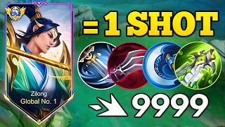 GLOBAL ZILONG 98% WIN RATE FOR THIS BRUTAL BUILD AND EMBLEM!🔥