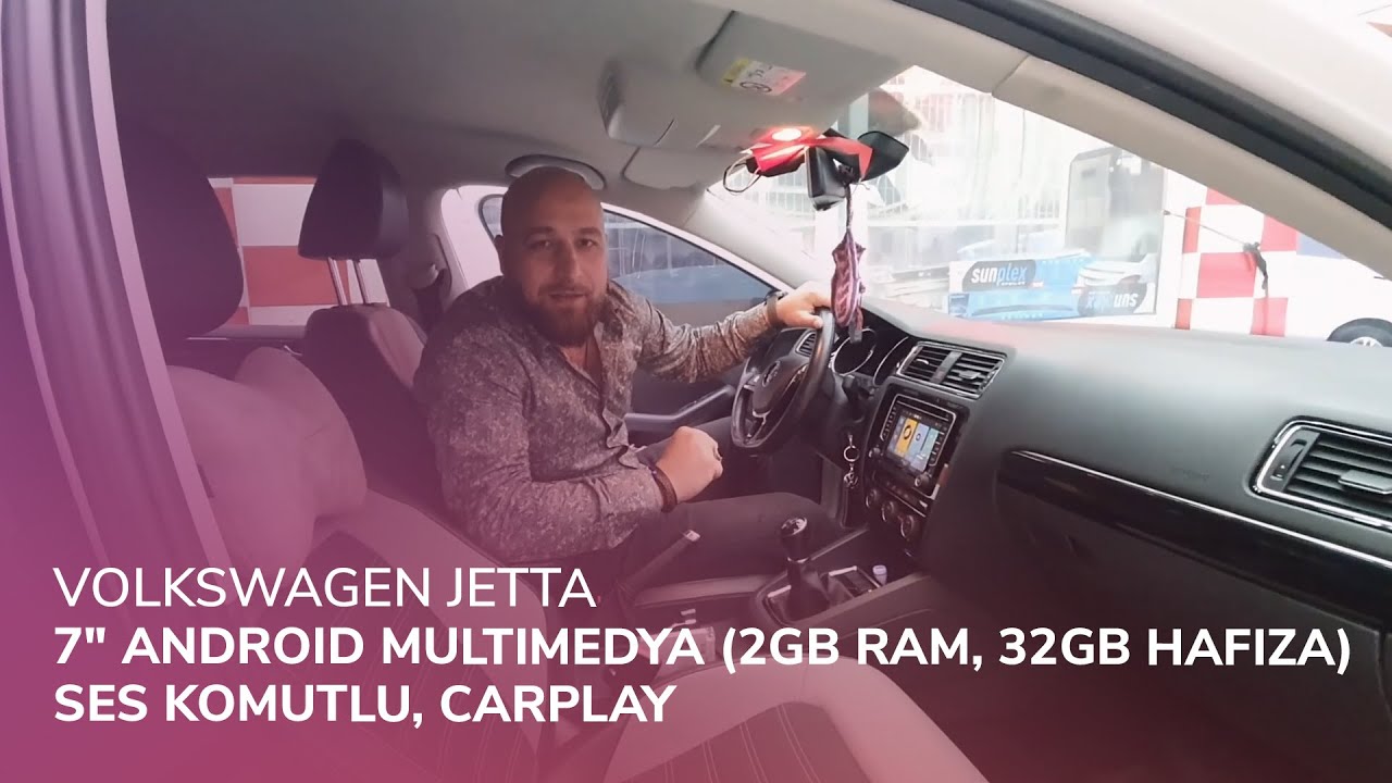 VW Jetta // 7" Android Multimedya (2GB Ram, 32GB Hafıza) Ses Komutlu, CarPlay