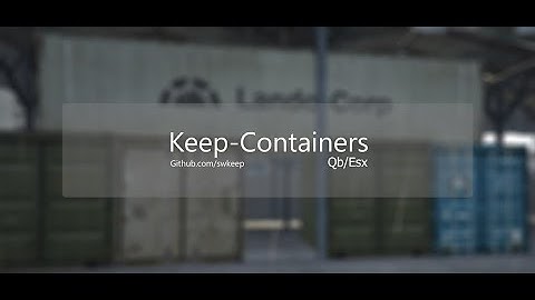 [QB][ESX] Containers - keep-containers