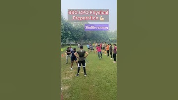SSC CPO Physical motivation💪🏻|Hustle for physical academy❤️| ssc cpo physical preparation #shorts