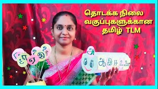 Primary Classes Tamil TLM / தமிழ் எழுத்துக்களை அறிமுகம் செய்வதற்கான எளிய கற்பித்தல் உபகரணங்கள்